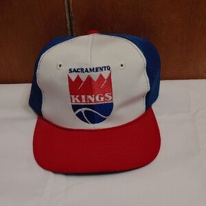Vintage Sacramento Kings Snap Back Trucker Hat
